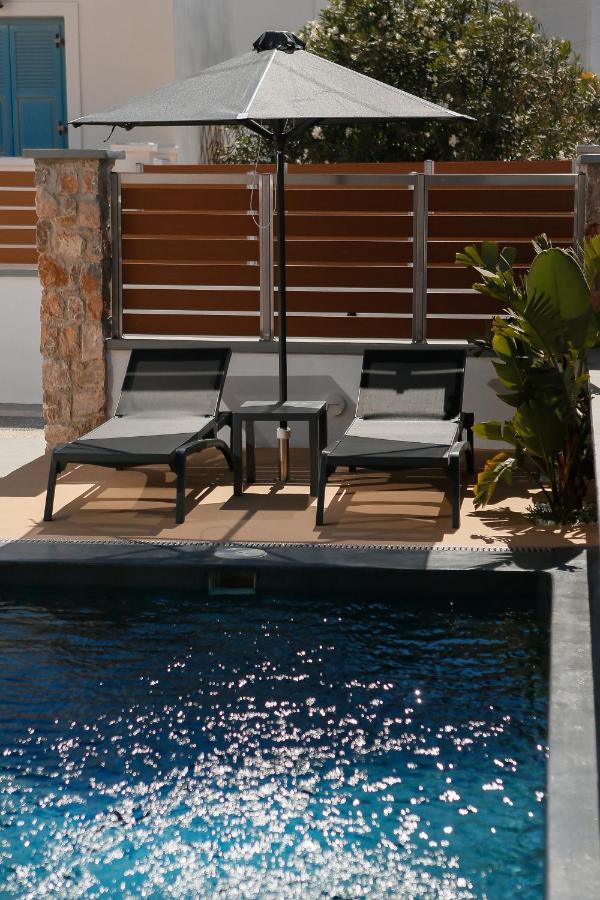 The Z Private Villa, Santorini 莫诺利索斯 外观 照片